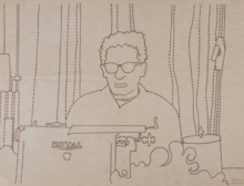 Samuel Fuller - Independant Film Maker, calques sérigraphiés