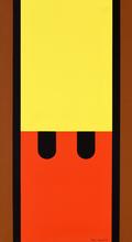 Série des Symboles (aplat jaune), 1974