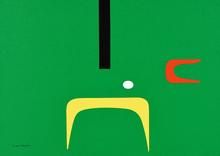 Série des Symboles (verticale noire), 1974
