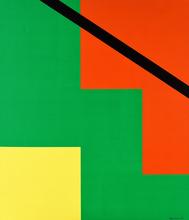 Composition géométrique sans titre (carré jaune), 1974