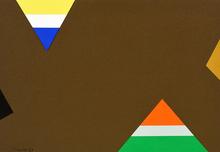 Maquette Triangles dans l'espace, 1977