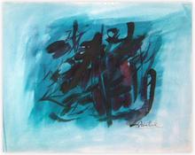 abstract calligraphic — 