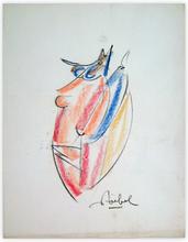 "Femme et l'oiseau" - abstract — 