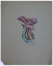 litho 3/8 - bird from paradise — 