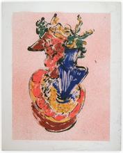  + aéro - litho 4/17 - nature morte aux fleurs — 