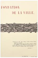 Anabase IV, Série "Archéologies blanches", pour Saint-John Perse », circa 1976