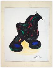 "choucas" (abstract bird) — 