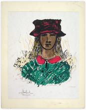 femme au chapeau (buste) — 
