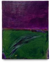 Paysage, vert, violet - 2023