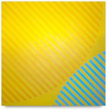 Jaune d'or rayure bleue — 2001