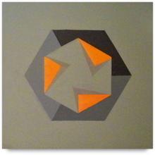 Transparence pliée orange — 2010