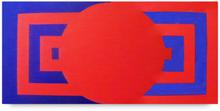 Cercle virtuel rouge sur bleu — 2006