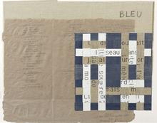 Bleu, Série des Egypte bleu, livre d'artiste par Raphael Monticelli et Henri Maccheroni - 1987