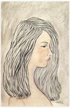 Twins ? - (droit) profil de femme (buste) — 