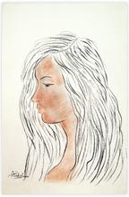 Twins ? - profil gauche de femme (buste) — 