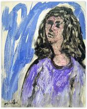 woman blue — 
