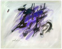 abstract violet — 