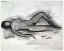 nue allongée — 