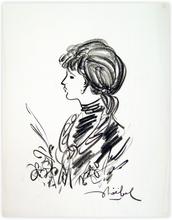 femme de profil — 