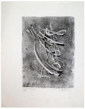 litho 3/3 essais - abstract calligraphic — 