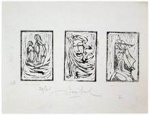 linogravure 20/25 - triptyque — 