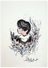 la fille et le lapin — 