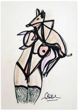 femme et son animal — 
