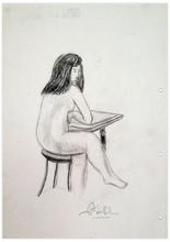 nue à table — 