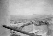 Vue de la fenêtre (Cagnes), circa 1930