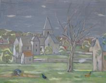 L'église de Lacassagne, circa 1942