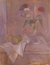 Fleurs et pommes, circa 1940