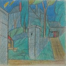 La montée au château, circa 1942