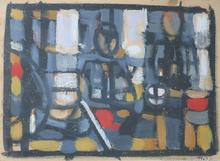Deux personnages, circa 1945