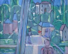 Sur le pont, circa 1945