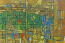 Devant la maison de La Roque, 1947
