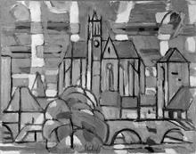 Moret sur Loing II, circa 1948