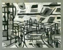 Vue sur Marqueyssac, 1953