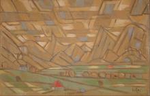 Montagnes à Gruyères, 1954