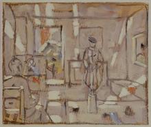 Le peintre et son modèle, circa 1965