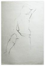Femme assise de dos - 1967