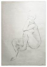Femme assise de profil - 1967 