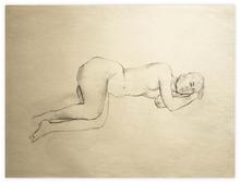 Femme couchée sur le côté - 1968