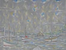 Petits bateaux à Tréboul, 1972