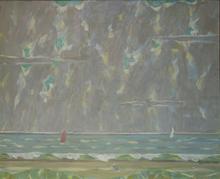 Voilier rouge, 1974