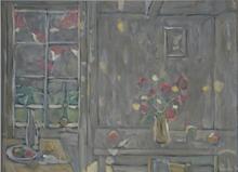 Fleurs devant la fenêtre, 1976