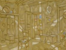 Intérieur de cuisine, 1977