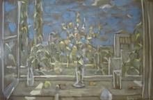 Fleurs et paysage, 1980