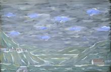 Navarre vert au ciel gris, circa 1980