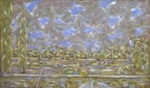 Vue de la terrasse (mauve), 1984