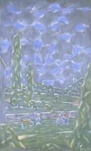 La terrasse bleue, 1985
